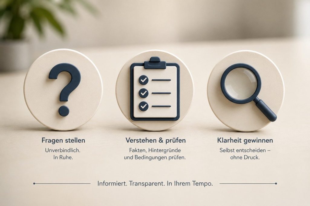 Fragen, Checkliste und Prüfung zum Gold-Infoabend